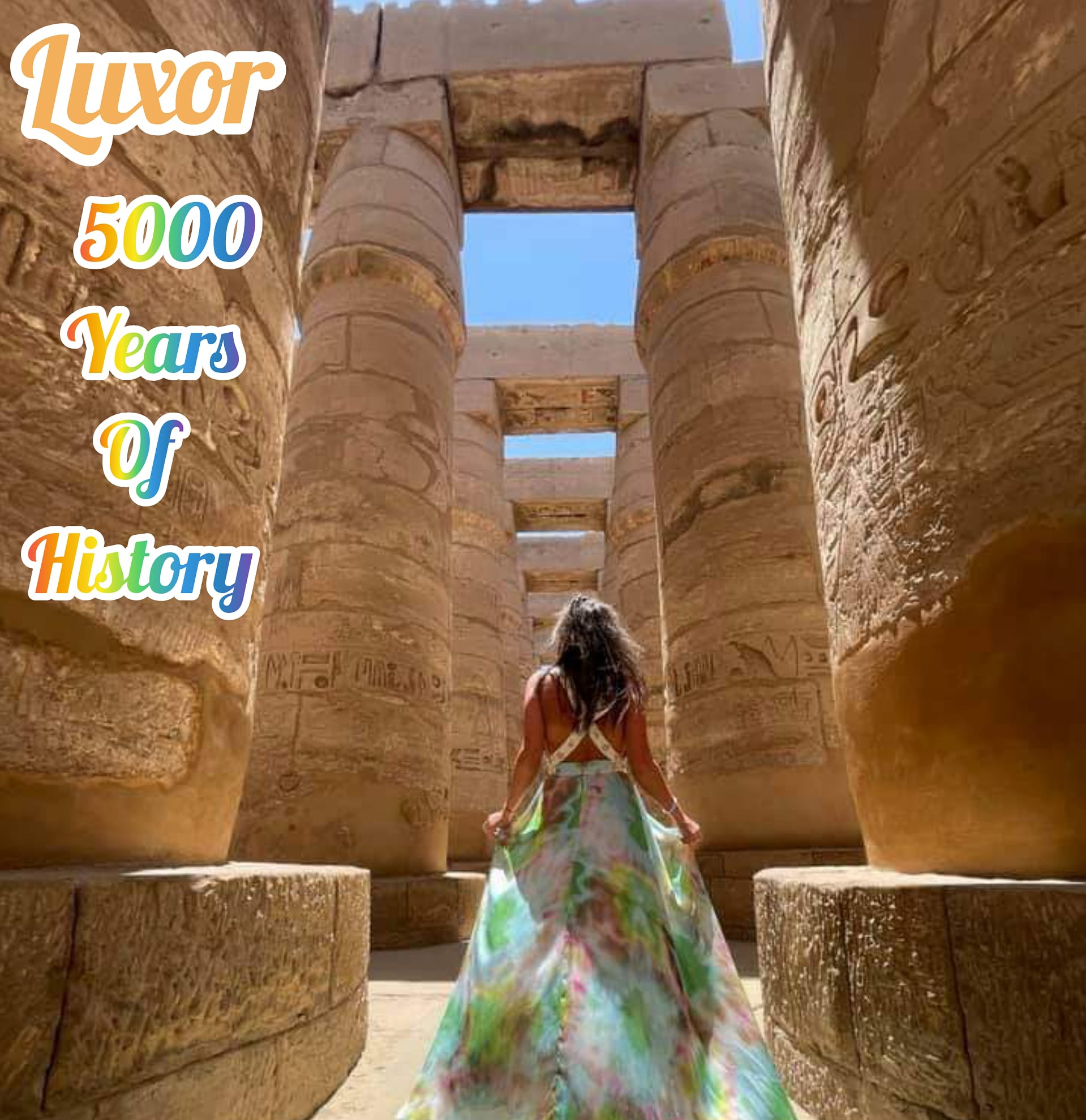 Antica civiltà faraonica dell’Egitto: (Tempio di Karnak) Luxor