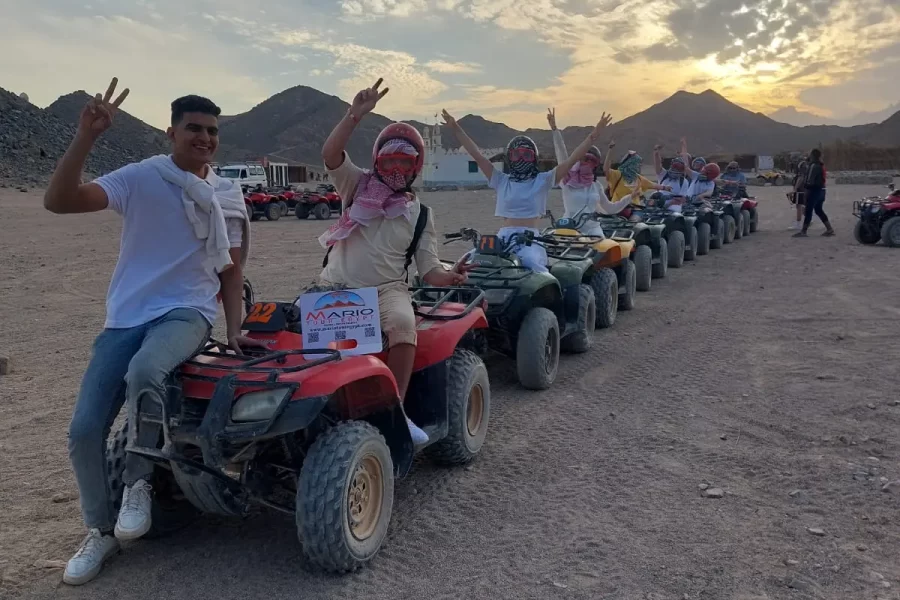 QUAD BIKING AL TRAMONTO ( ATV ) ESCURSIONE A SHARM EL SHEIKH